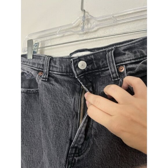 Abercrombie And Fitch The 90s Straight Ultra High Rise Jeans Size 29/8xs - Picture 4 of 12